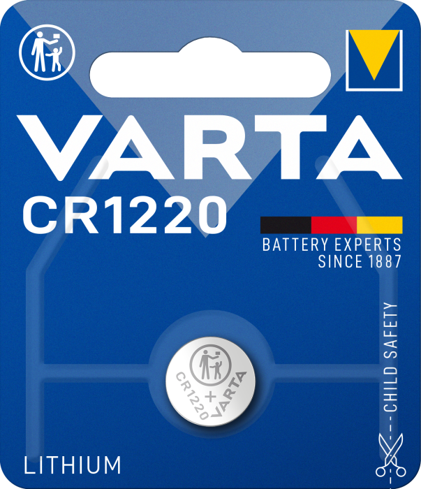 Батарейка VARTA CR 1220 BLI 1 LITHIUM*10*(899)
