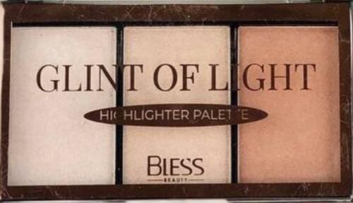 Bless cosmetics Хайлайтер трио GLINT OF LIGHT № 03 6шт / уп