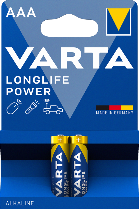 Батарейка VARTA LONGLIFE AAA BLI 2 ALKALINE*10*(726)