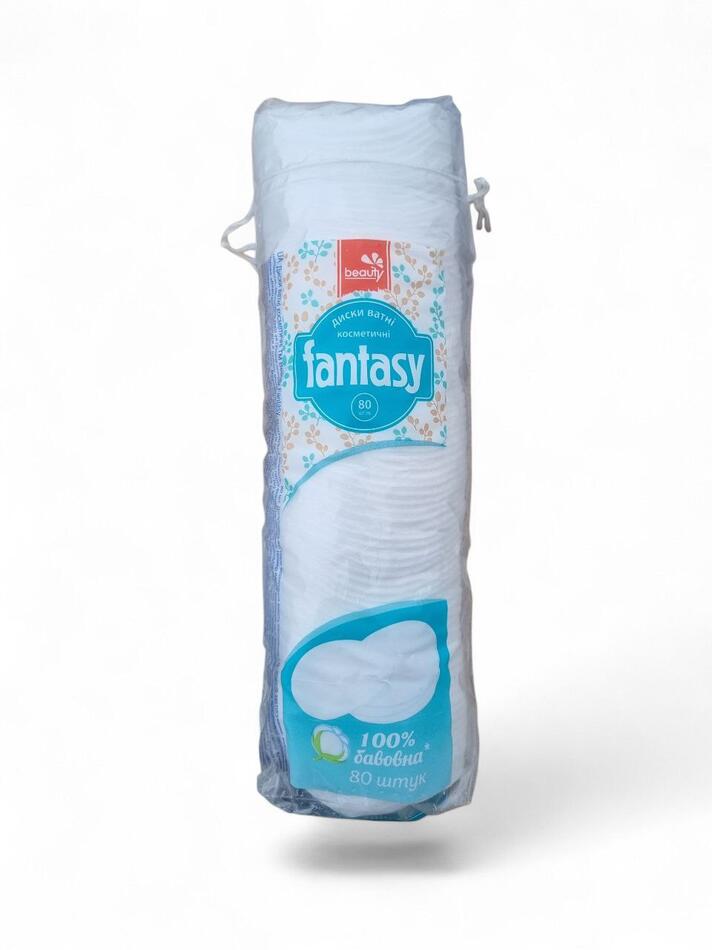 Ватні косметичні диски FANTASY  BEAUTY 80шт 