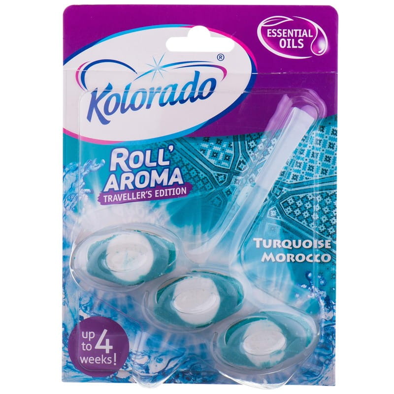 KOLORADO Брусок туалетний Roll Aroma,  MOROCCO 3шт*24/ WCRA 07