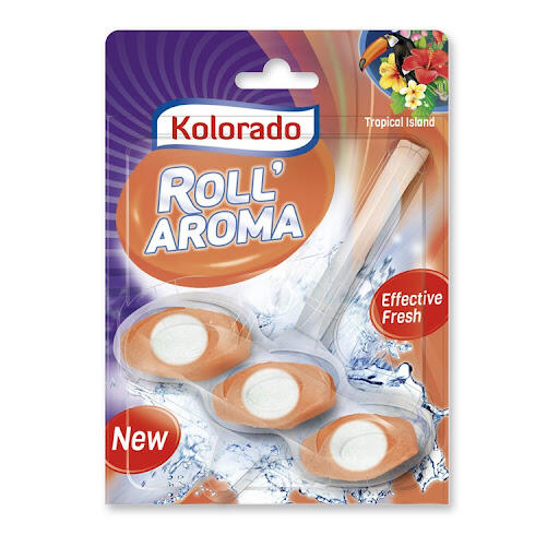 KOLORADO брусок туалетной Roll Aroma, TROPICAL ISLAND 3шт