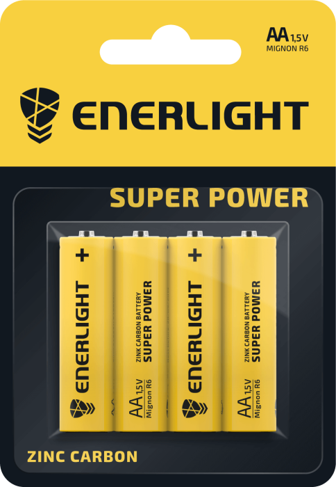 Батарейка ENERLIGHT Super Power AA BLI 44/80060104 * (130)