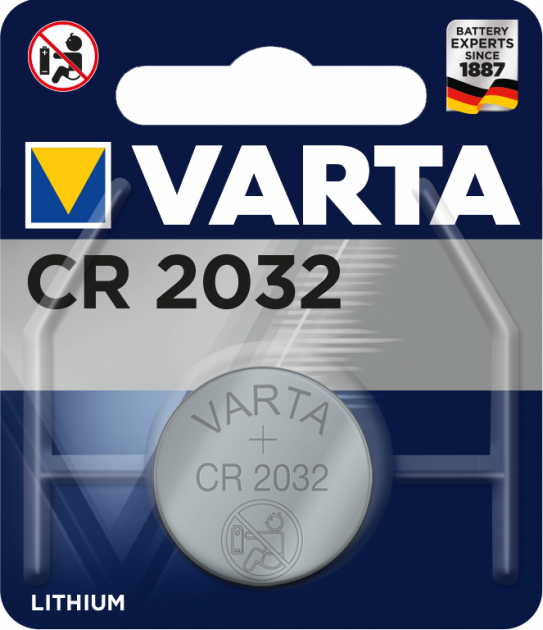 Батарейка  VARTA CR 2032  BLI  1 LITHIUM*10*(882)