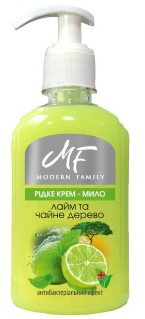 Крем-мило рідке "Modern Family " Лайм та чайне дерево 330мл*15