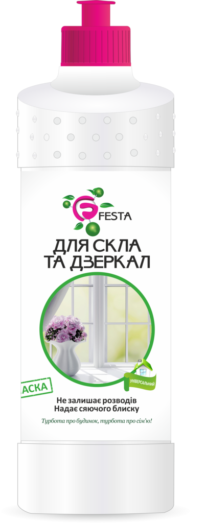 ТМ Festa Засіб для миття вікон "Універсальний" запасний блок 500мл*18