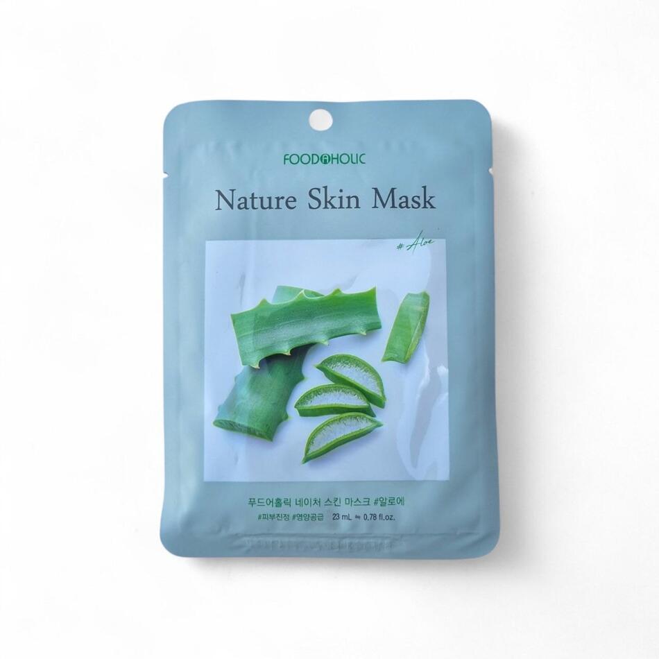 Маска тканинна для обличчя FOODAHOLIС SKIN з екстрактом алое 23 мл 