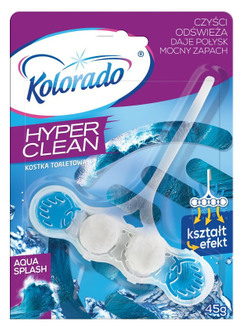 KOLORADO Брусок туалетний Hyper Clean Aqua Splash 1шт 45г*24