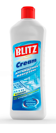 Крем для чистки поверхностей BLITZ cream активный хлор (ПЭТ-бутылка) 0,7кг