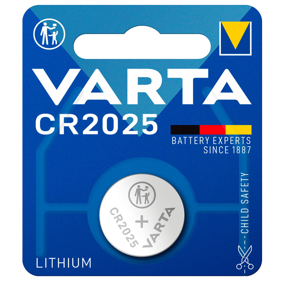 Батарейка VARTA CR 2025 BLI 1 LITHIUM * (875)
