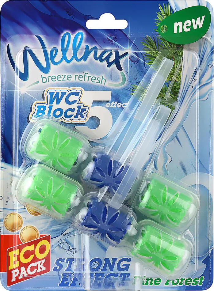 Туалетний блок для унітазу Wellnax - 2 ECO Сосна 2х57 гр.