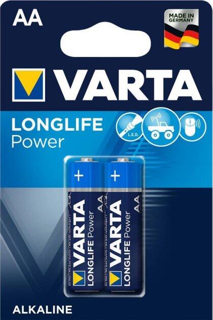 Батарейка  VARTA HIGH ENERGY/LONGLIFE POWER AA BLI 2 ALKALINE*30*(398)