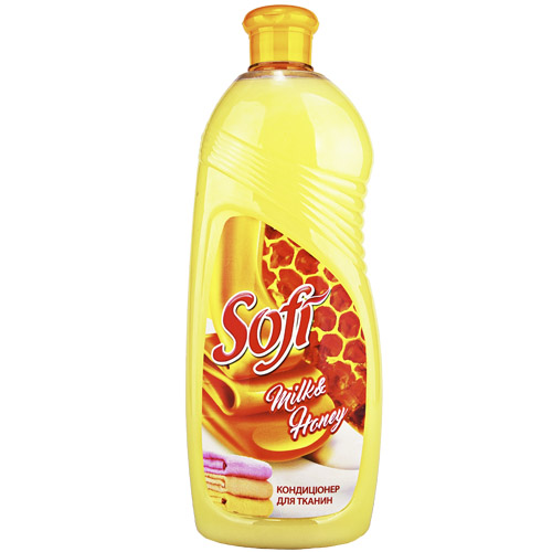 Кондиціонер для тканин  
"SOFI" Milk & Honey  (пет пляшка) 1л*10