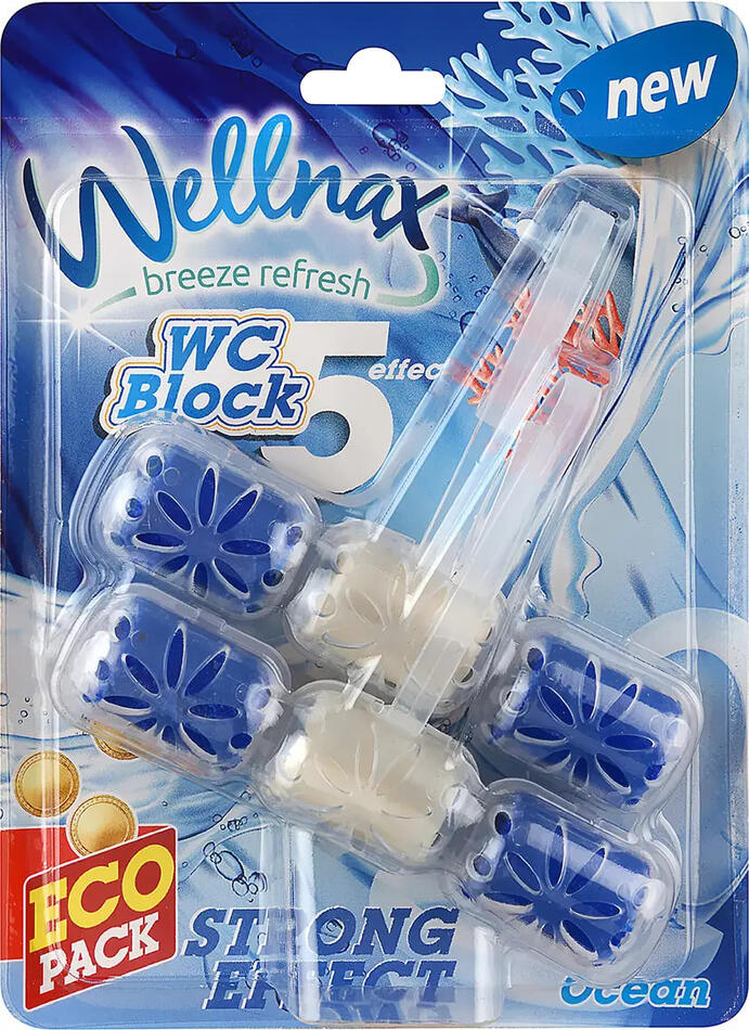 Туалетний блок для унітазу Wellnax - 2 ECO Океан 2х57 гр.