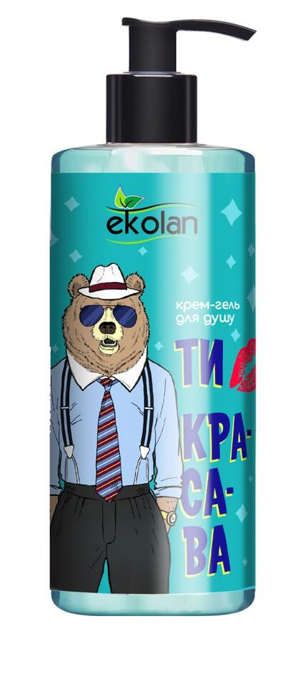 Ekolan Крем-гель для душу "Ти красава" (дозатор) 700мл