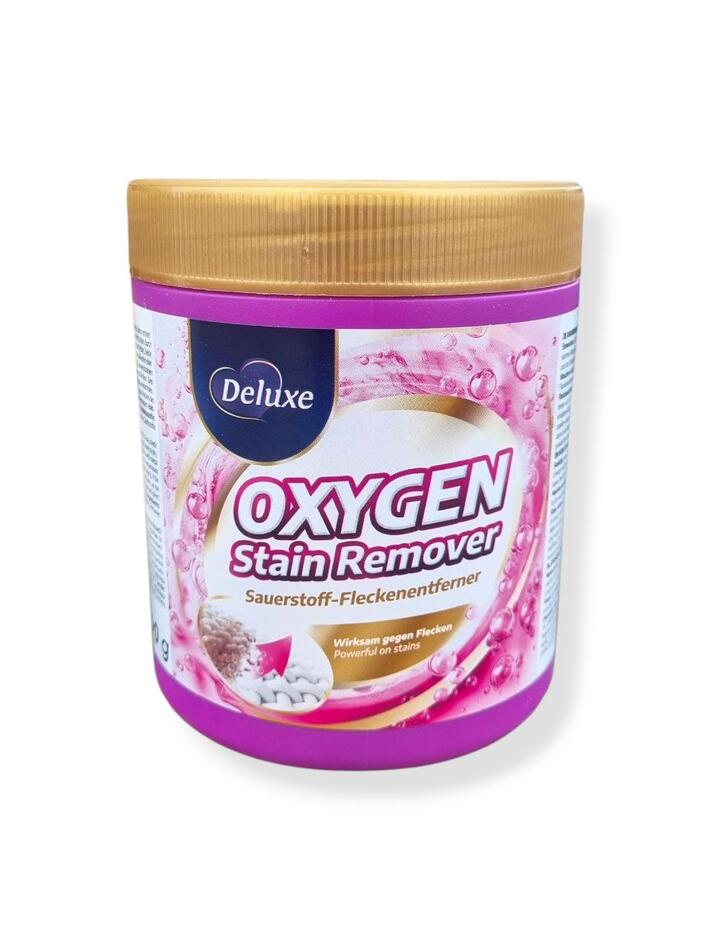 Кисневий порошок для кольорових речей Deluxe oxy color stain 600г