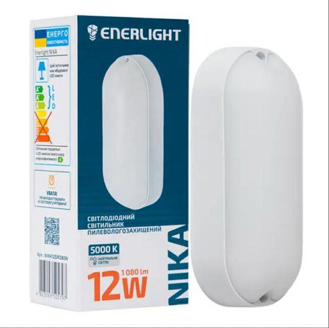 Светильник светодиодный ENERLIGHT NIKA 12Вт 5000К IP65*50*(797)