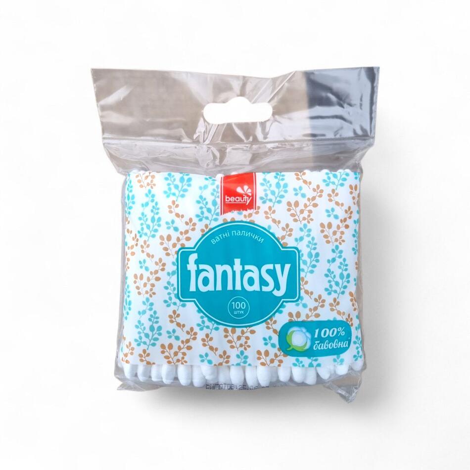 Ватні палички FANTASY ПЕТ100шт