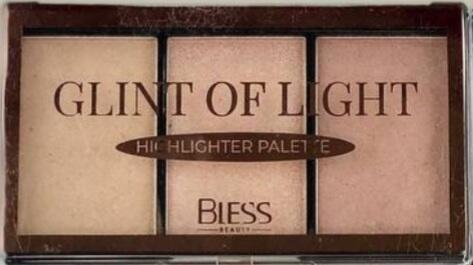 Bless cosmetics Хайлайтер тріо GLINT OF LIGHT № 01 6шт/уп