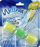 Туалетный блок для унитаза Wellnax Лимон BLK-908, 57 гр. *24 (084)