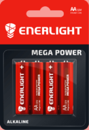 Батарейка ENERLIGHT MEGA POWER AA FOL 4*10*120 / 90060204*(172)