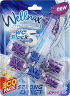 Туалетний блок для унітазу Wellnax - 2 ECO Лаванда 2х57 г