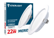 Світильник стельовий світлодіодний  ENERLIGHT MERIDIAN  22Вт 4000К (394)
